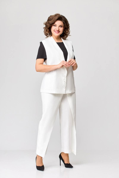 Брюки, жилет Swallow 646.1 молочный - фото 9