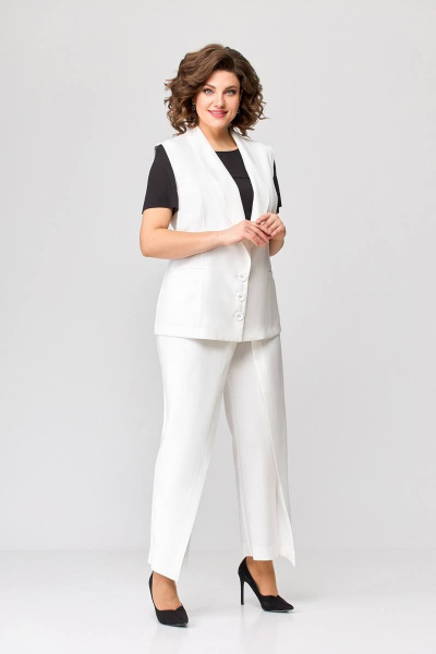 Брюки, жилет Swallow 646.1 молочный - фото 7