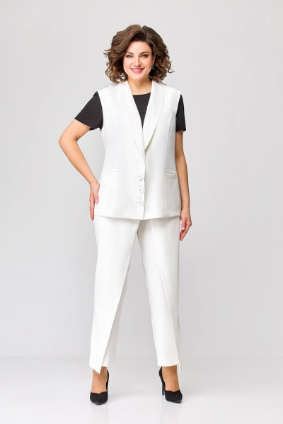 Брюки, жилет Swallow 646.1 молочный - фото 6