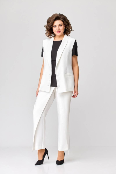 Брюки, жилет Swallow 646.1 молочный - фото 4