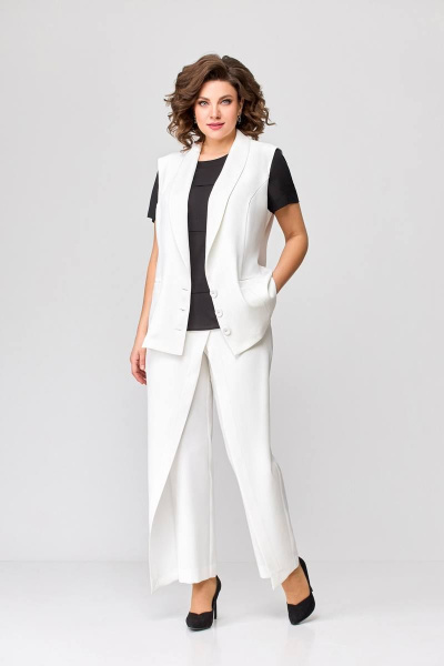 Брюки, жилет Swallow 646.1 молочный - фото 1