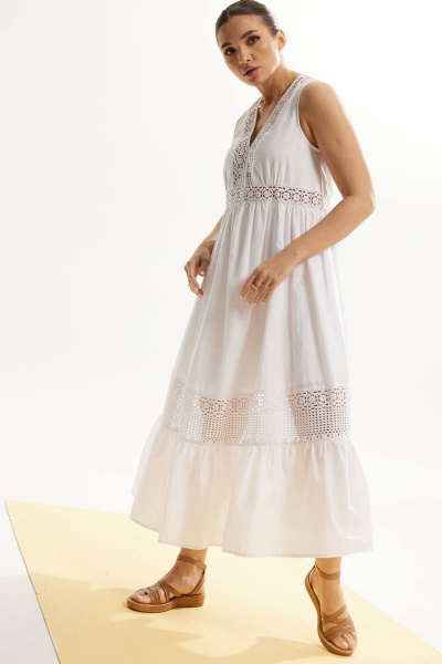 Платье DAVA 149 белый - фото 5