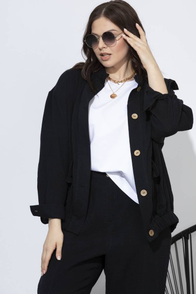 Демисезонный костюм бомбер и брюки из хлопка с карманами SOVA 11175 - фото 2