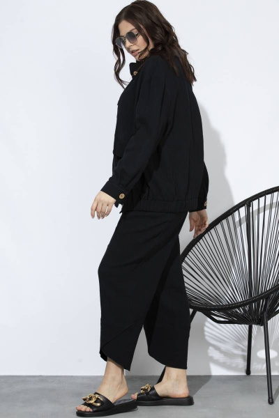 Демисезонный костюм бомбер и брюки из хлопка с карманами SOVA 11175 - фото 9