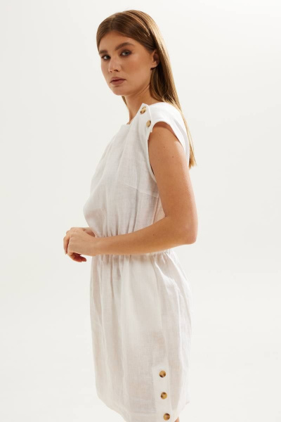 Платье DAVA 143 белый - фото 3