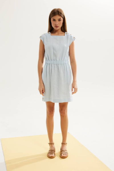 Платье DAVA 143 голубой - фото 1
