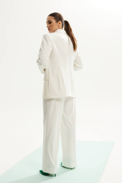 Брюки, жакет DAVA 125 молочный - фото 4