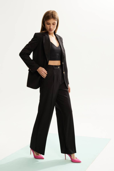 Брюки, жакет DAVA 125 черный - фото 2