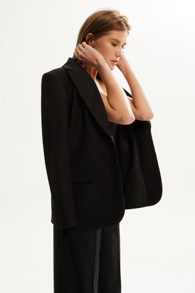 Брюки, жакет DAVA 125 черный - фото 4