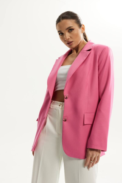 Брюки, жакет DAVA 125 розовый/молочный - фото 6