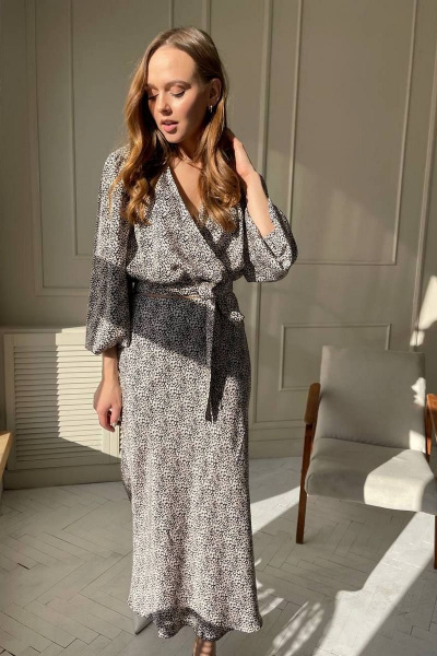 Комплект: юбка на молнии и блузка на запах PUR PUR 11-101 - фото 3