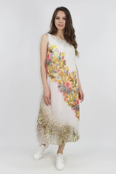 Платье VLADOR 500242 молочный - фото 1