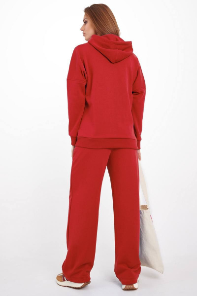Костюм из трикотажа с капюшоном и боковыми карманами GO F3033/11-02.164-170 - фото 5