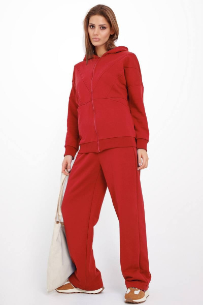 Костюм из трикотажа со свободным джемпером и брюками GO F3033/11-02.170-176 - фото 1