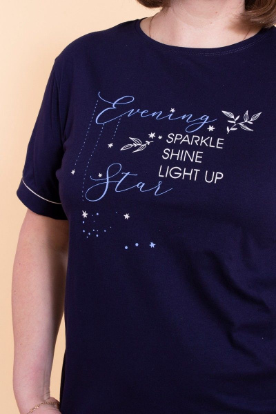 Капри, майка 8 Марта 15685-3С570Д40-158,164 синий - фото 4