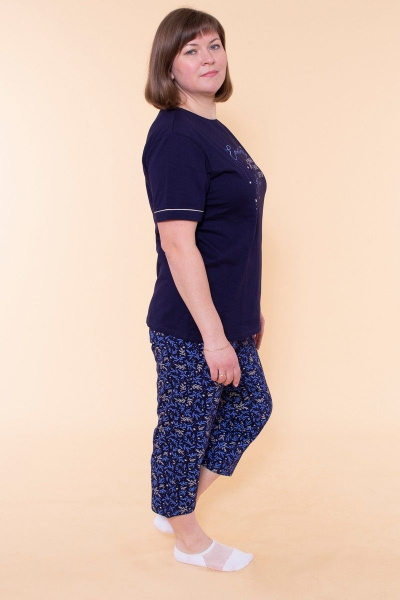 Капри, майка 8 Марта 15685-3С570Д40-158,164 синий - фото 2