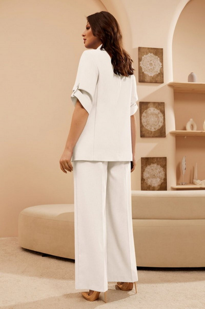 Брюки, жакет Lissana 4709 белый - фото 2