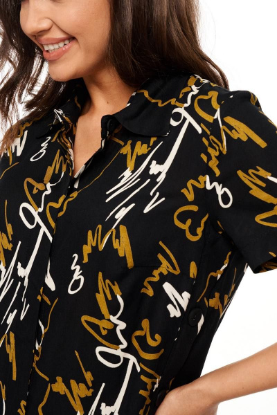 Блуза, брюки Beautiful&Free 6007 черный - фото 9