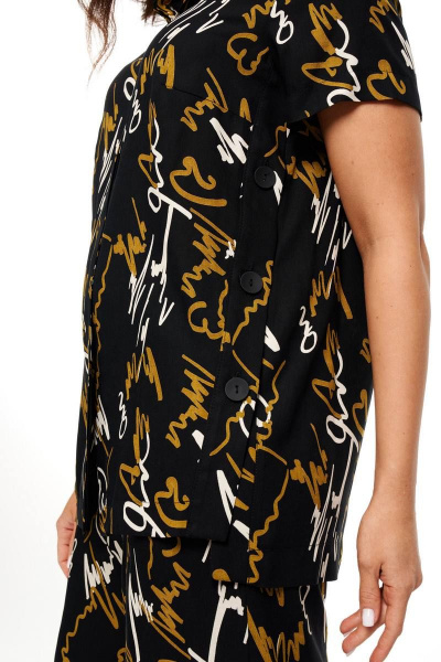 Блуза, брюки Beautiful&Free 6007 черный - фото 8