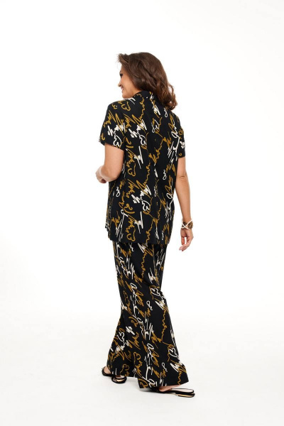 Блуза, брюки Beautiful&Free 6007 черный - фото 6
