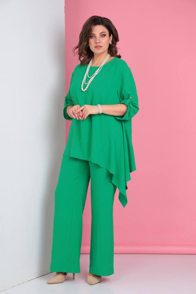 Брюки, туника LadisLine 1294 зеленый - фото 5