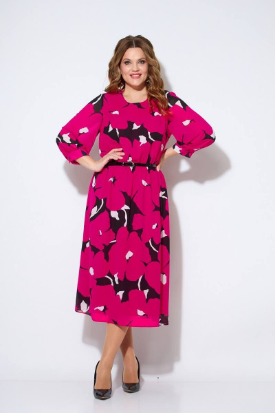 Платье Koketka i K 1019 малина - фото 1