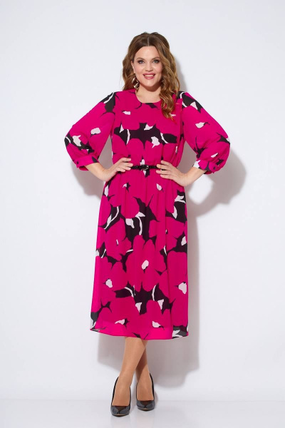 Платье Koketka i K 1019 малина - фото 3