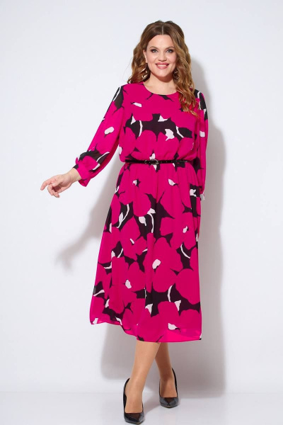 Платье Koketka i K 1019 малина - фото 2
