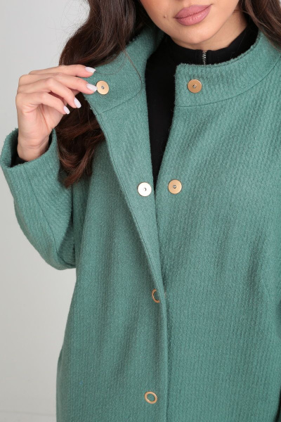 Пальто Michel chic 358 светло-зеленый - фото 7