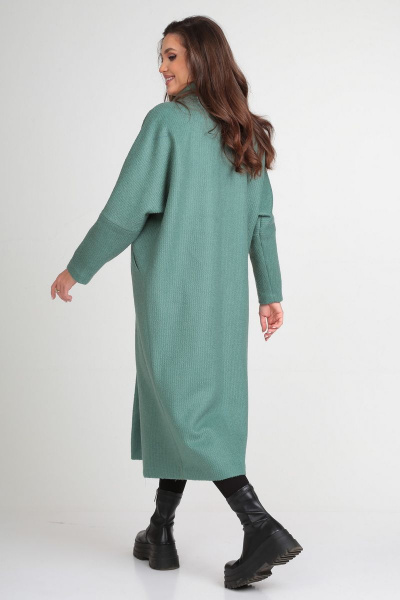 Пальто Michel chic 358 светло-зеленый - фото 3
