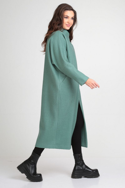 Пальто Michel chic 358 светло-зеленый - фото 2