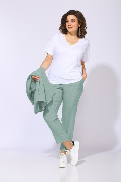 Брюки, жакет ANASTASIA MAK 1053а мятный - фото 6