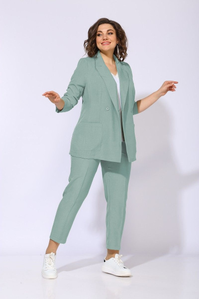 Брюки, жакет ANASTASIA MAK 1053а мятный - фото 2