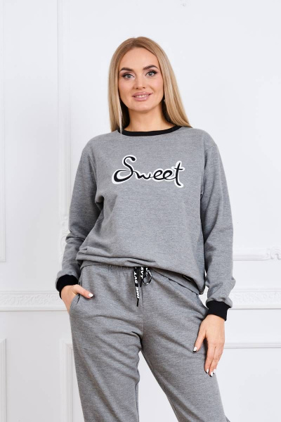 Костюм из трикотажа с джемпером и брюками Azzara 893 - фото 2