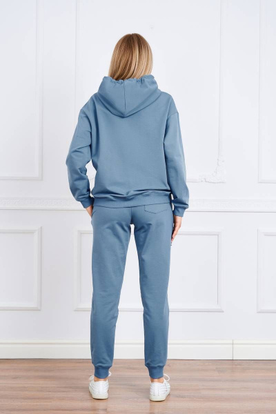 Спортивный комплект из брюк и джемпера с капюшоном Azzara 909 - фото 4