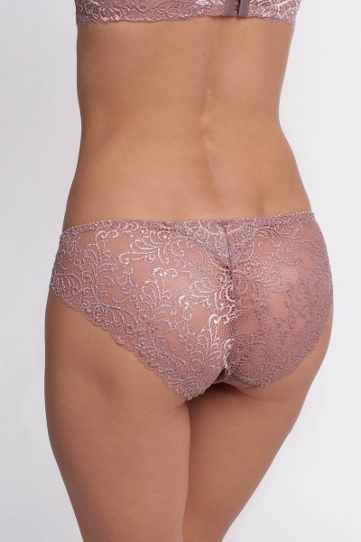 Трусы-слип из эластичного полотна с кружевной отделкой Milady 285 19.1 - фото 4