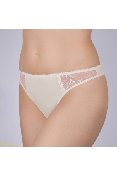 Трусы-стринги из эластичного полотна с вышивкой Verally 1118-2 этуаль - фото 1