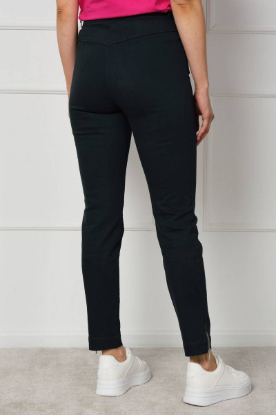 Стильные хлопковые брюки из ткани с фигурными карманами Femme & Devur 1567 8.17F(164) - фото 5