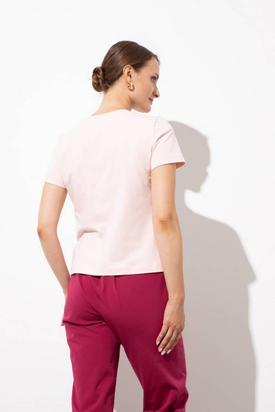 Джемпер с печатью из хлопка и трикотажа, прямой крой Femme & Devur 30727 1.14F(170) - фото 4