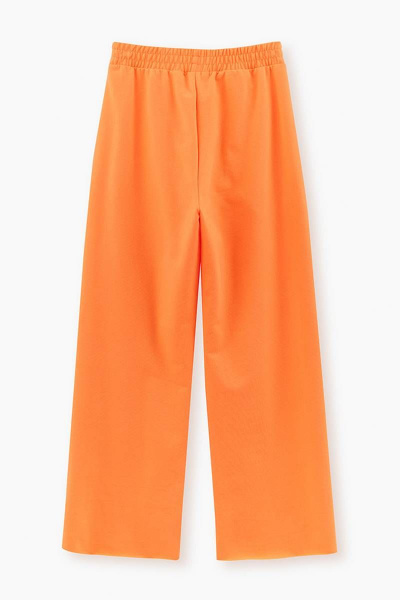 Брюки широкие из трикотажа и хлопка в ярком цвете Bell Bimbo 230111 абрикос - фото 3