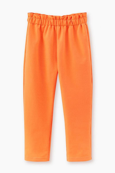 Джоггеры из трикотажа с принтом и стразы для девочки Bell Bimbo 230003 абрикос - фото 1