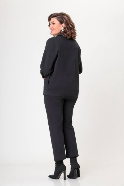 Брюки, жакет Swallow 593 черный - фото 10