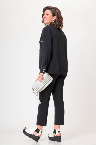 Брюки, жакет Swallow 593 черный - фото 5