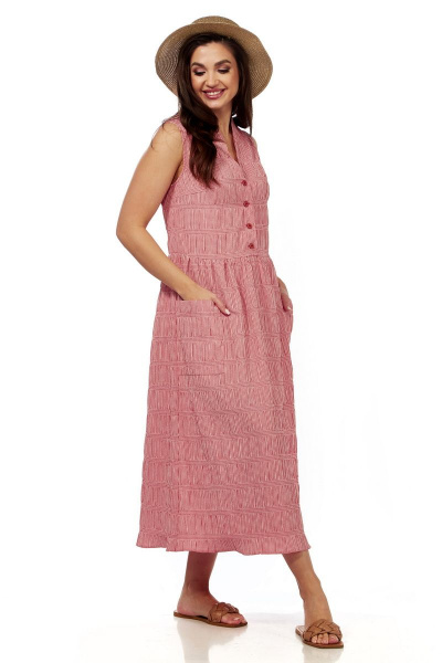 Платье Dilana VIP 1987 розовый - фото 2