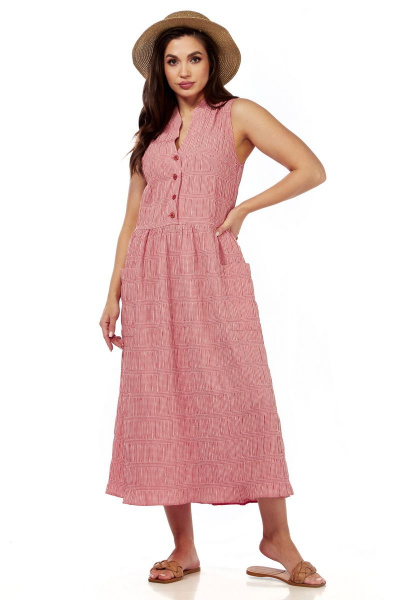 Платье Dilana VIP 1987 розовый - фото 1