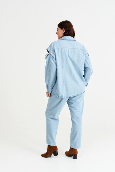 Рубашка NORMAL 12-223-grey - фото 9