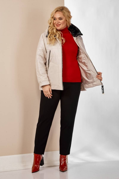 Куртка Shetti 2075 беж - фото 5