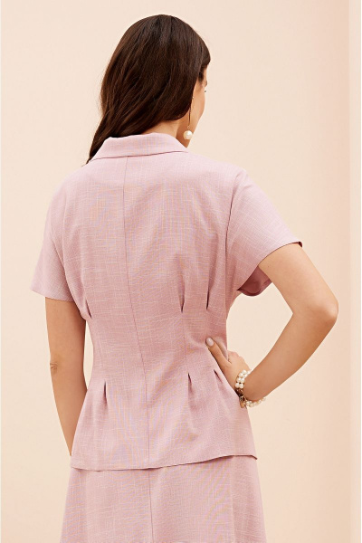 Брошь, жакет, юбка Lissana 4655 бегония - фото 4