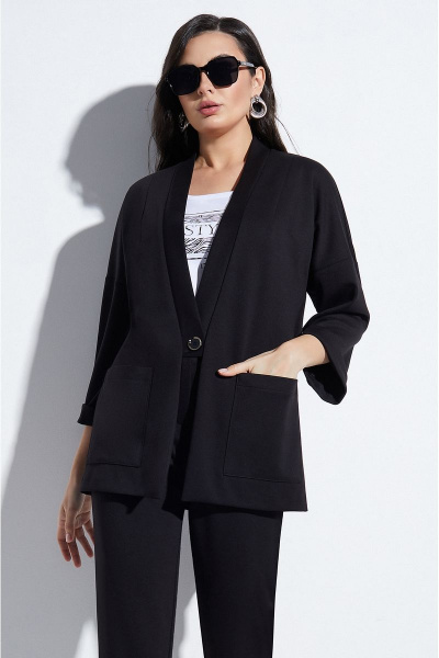 Брюки, жакет, майка Lissana 4596 черный - фото 11