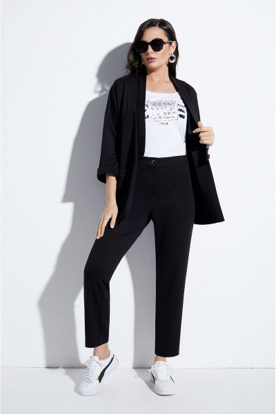 Брюки, жакет, майка Lissana 4596 черный - фото 6